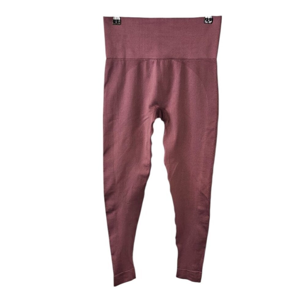 SET Active Womens Sculpt Flex High Rise Leggings, Mauve, Athletic, Size Medium